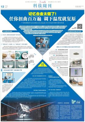 科技周刊 | 記憶合金太倔了！任你扭曲百萬遍，調(diào)下溫度就復(fù)原，廣東軟件開發(fā)